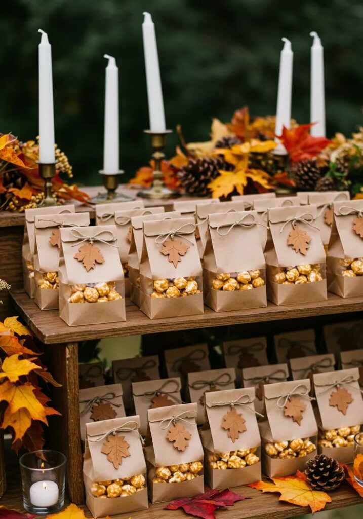 Finish with Fall-Themed Party Favors