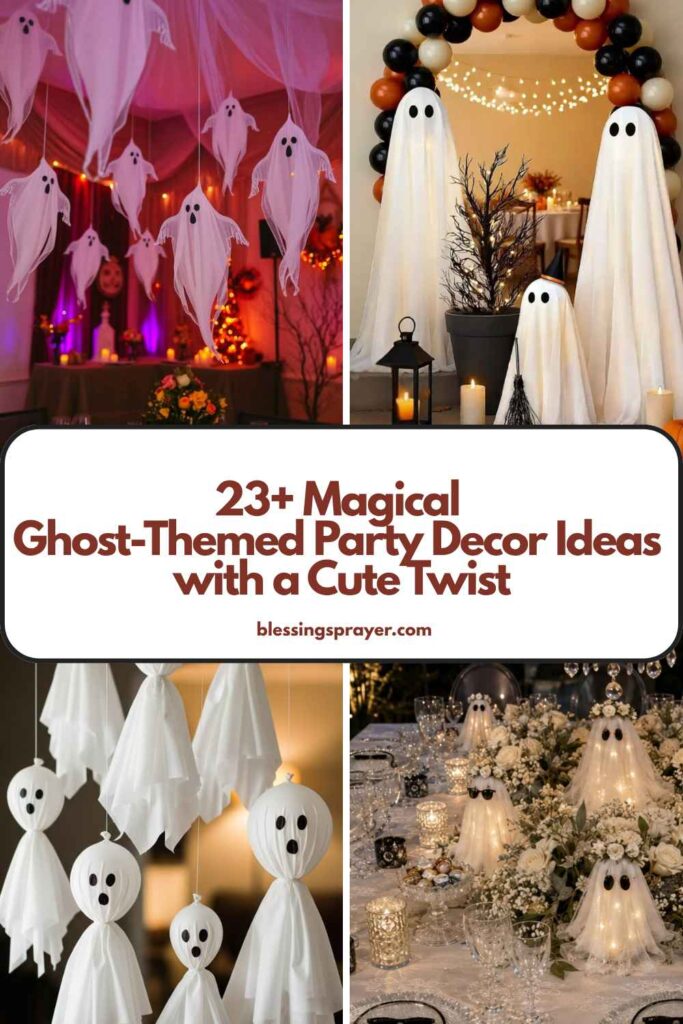 Ghost-Themed Party Decor Ideas with a Cute Twist