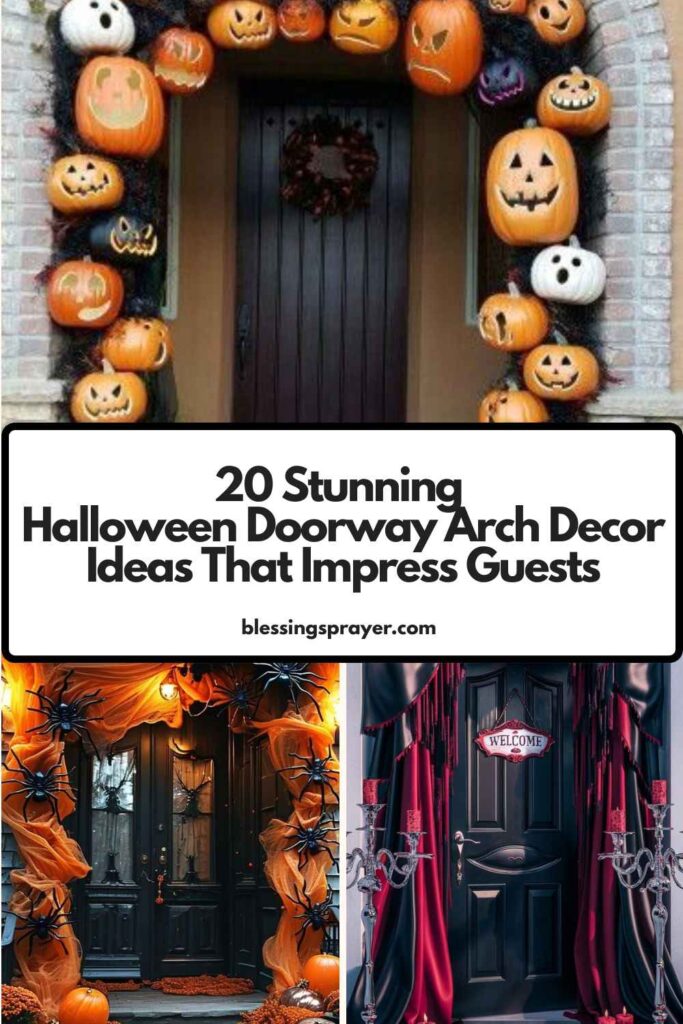 Halloween Doorway Arch Decor Ideas That Impress Guests