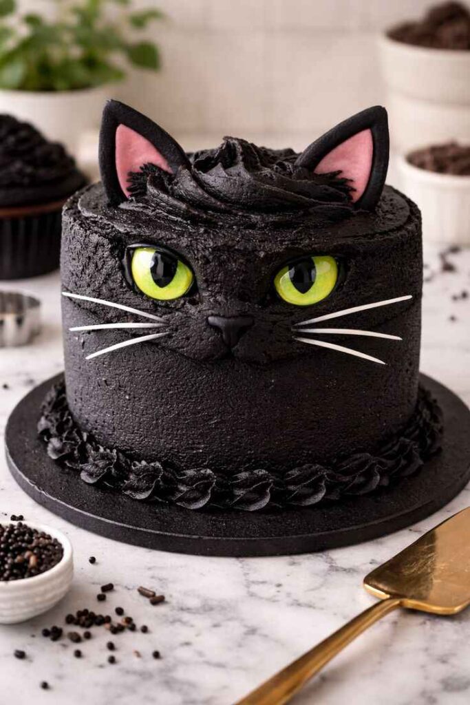 Make A Black Cat Cake
