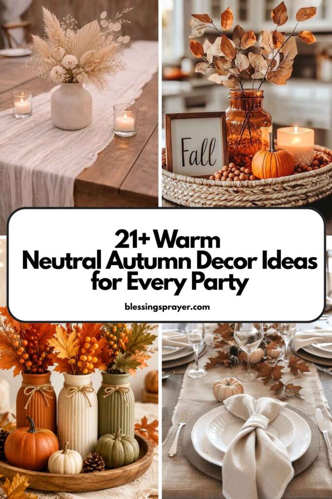 Neutral Autumn Decor Ideas for Every Party