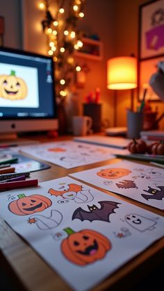 Organize a Halloween-Themed Drawing Challenge
