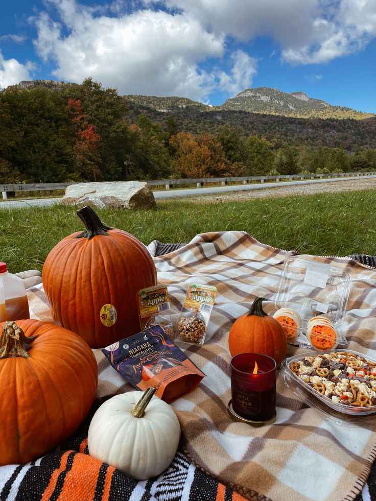 Set Up a Cozy Halloween Picnic Blanket
