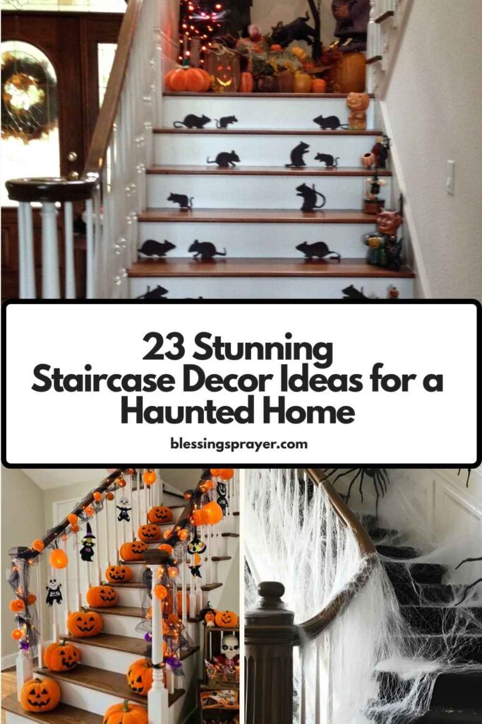 Staircase Decor Ideas for a Haunted Home