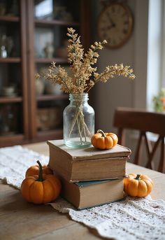 Add A Small Pumpkin Desk Display