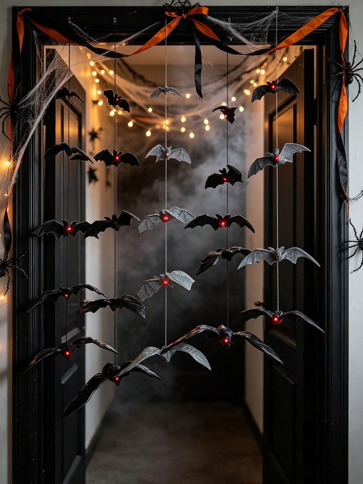 Add Hanging Bats Around the Room