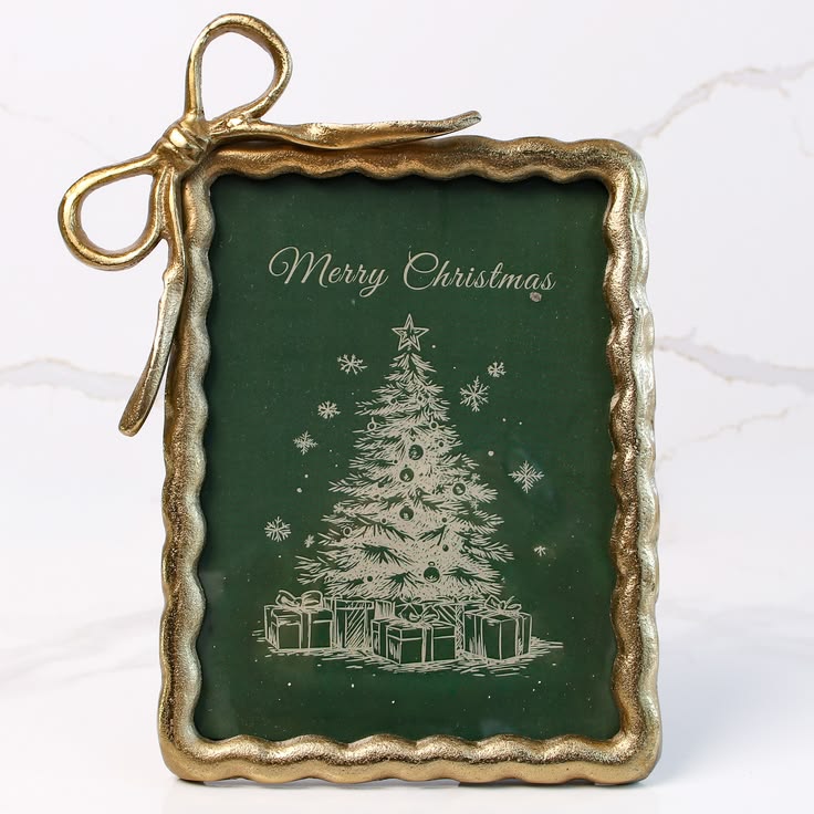 Add a Gold Ribbon Corner Bow