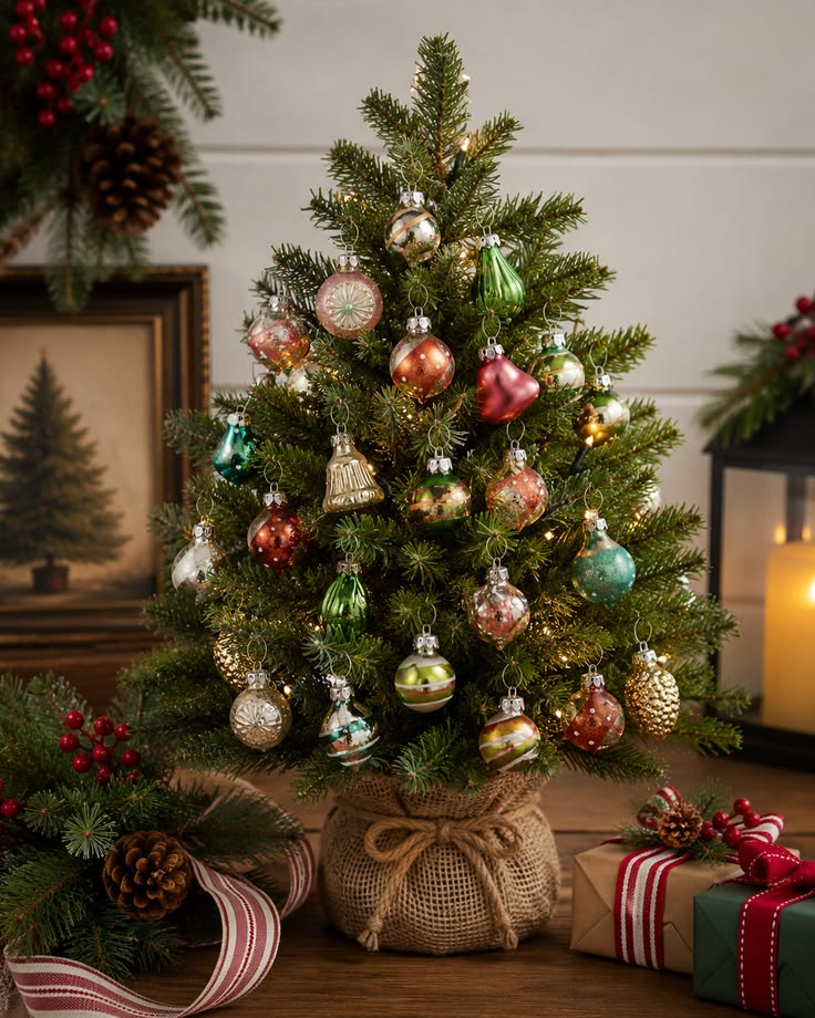 Add a Mini Christmas Tree