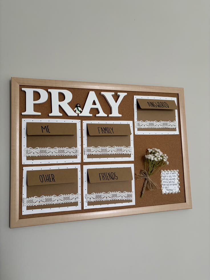 Add a Small Prayer Board