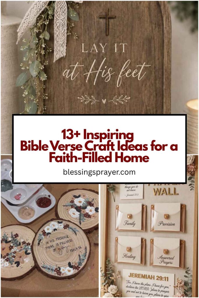 Bible Verse Craft Ideas for a Faith-Filled Home