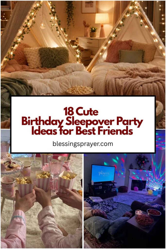 Birthday Sleepover Party Ideas for Best Friends