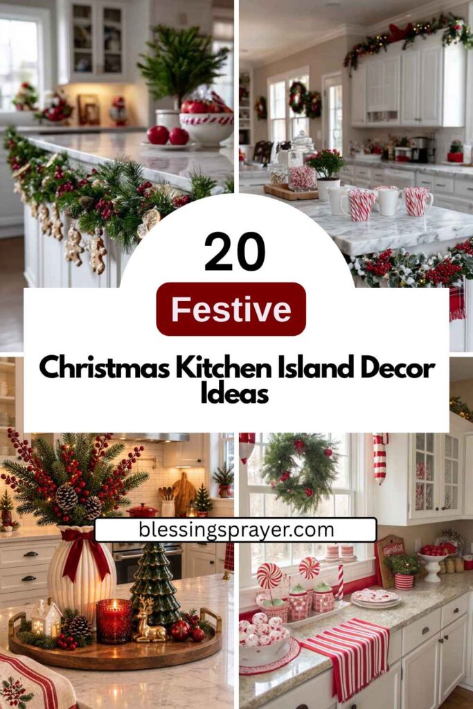 Christmas Kitchen Island Decor Ideas