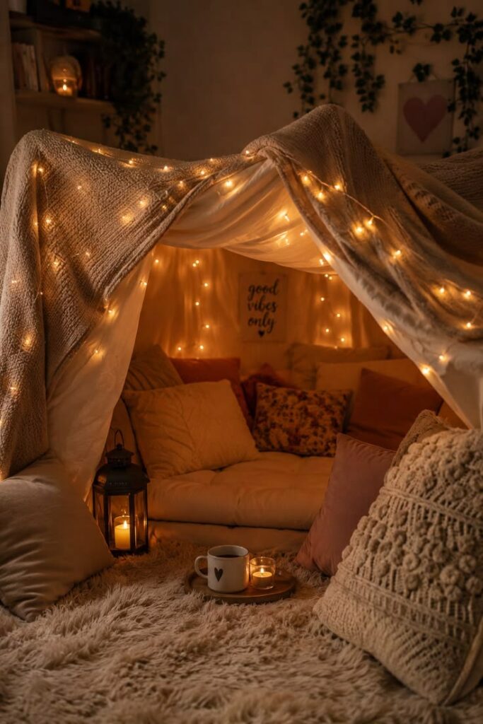 Create a Cozy Sleepover Sleeping Area
