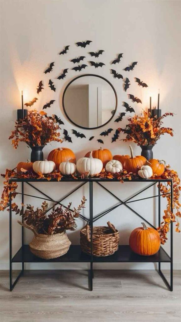 Create a Mini Halloween Entryway