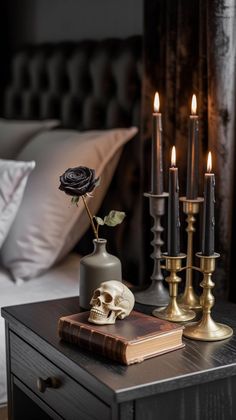 Create a Vintage Halloween Nightstand