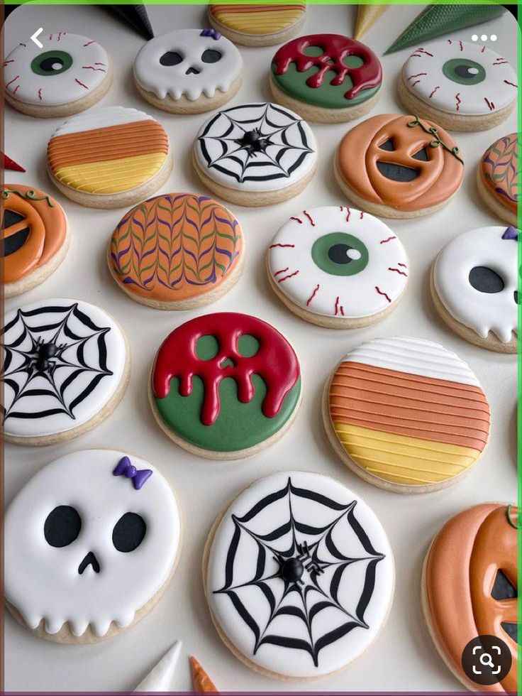 Decorate Halloween Monster Cookies