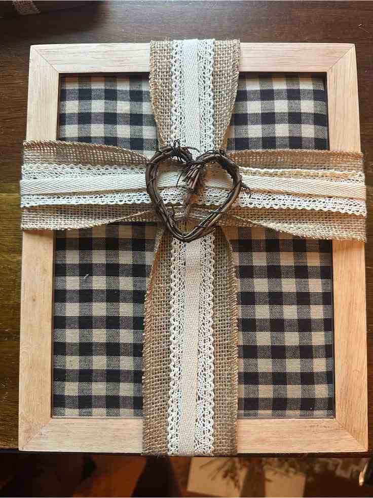 Decorate With Burlap and Ribbon