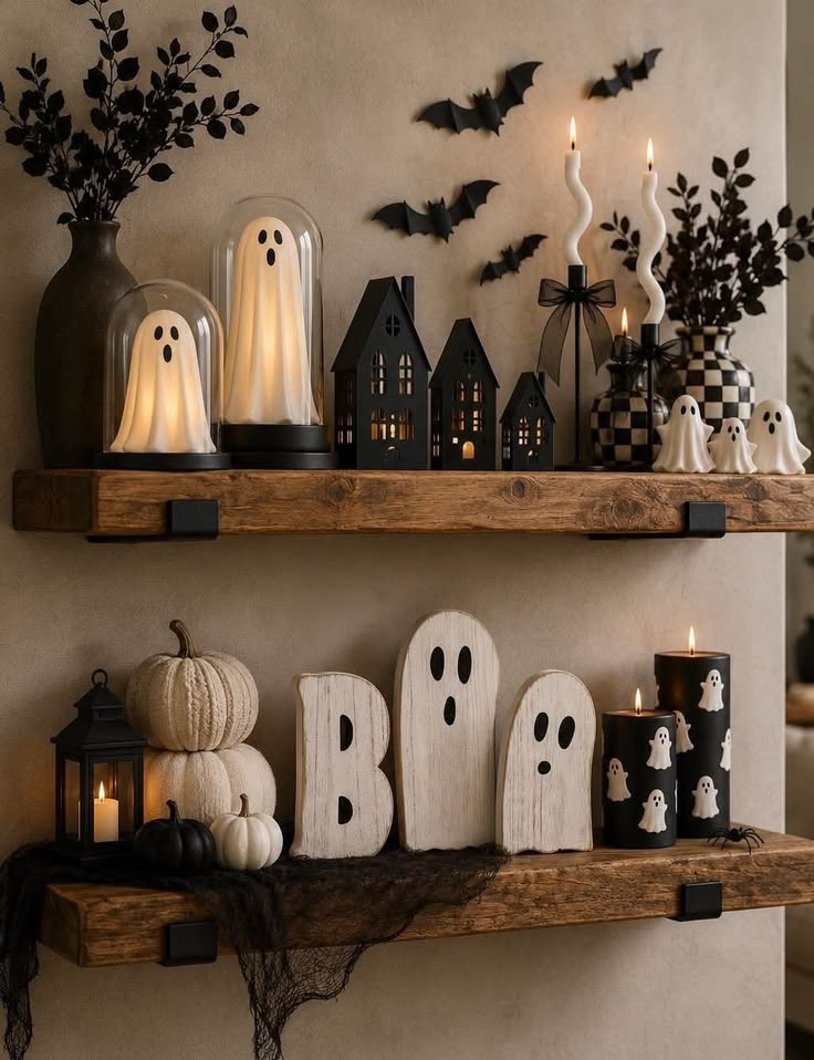 Decorate a Small Guest Room Shelf