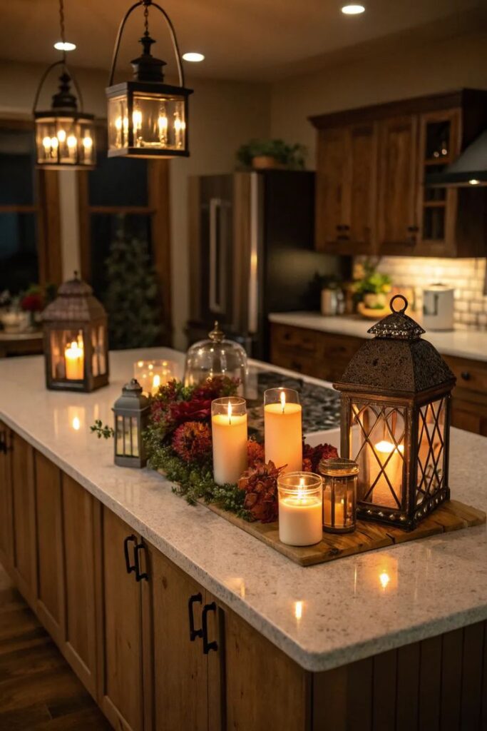 Display Christmas Candles