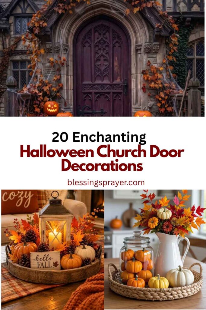 Halloween Church Door Decorations