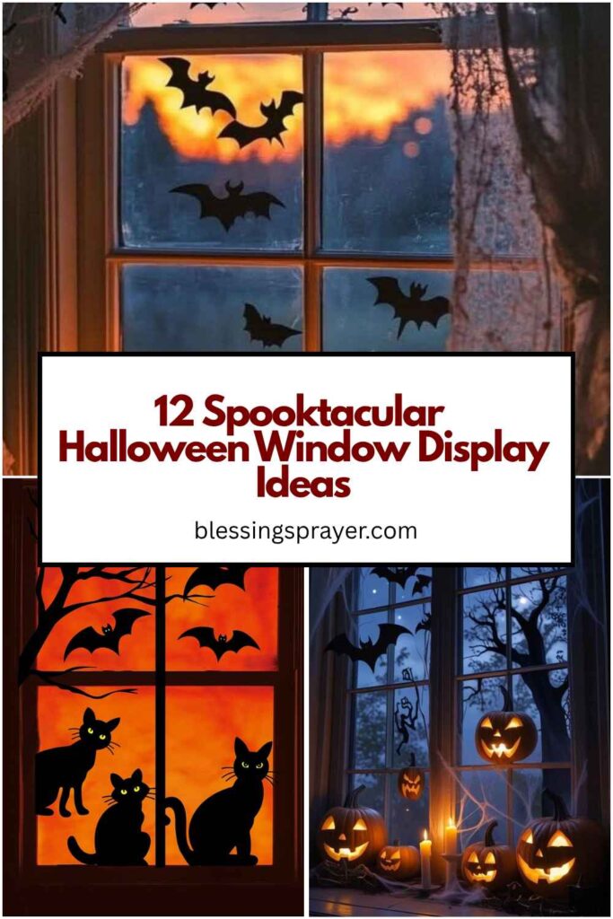 Halloween Window Display Ideas