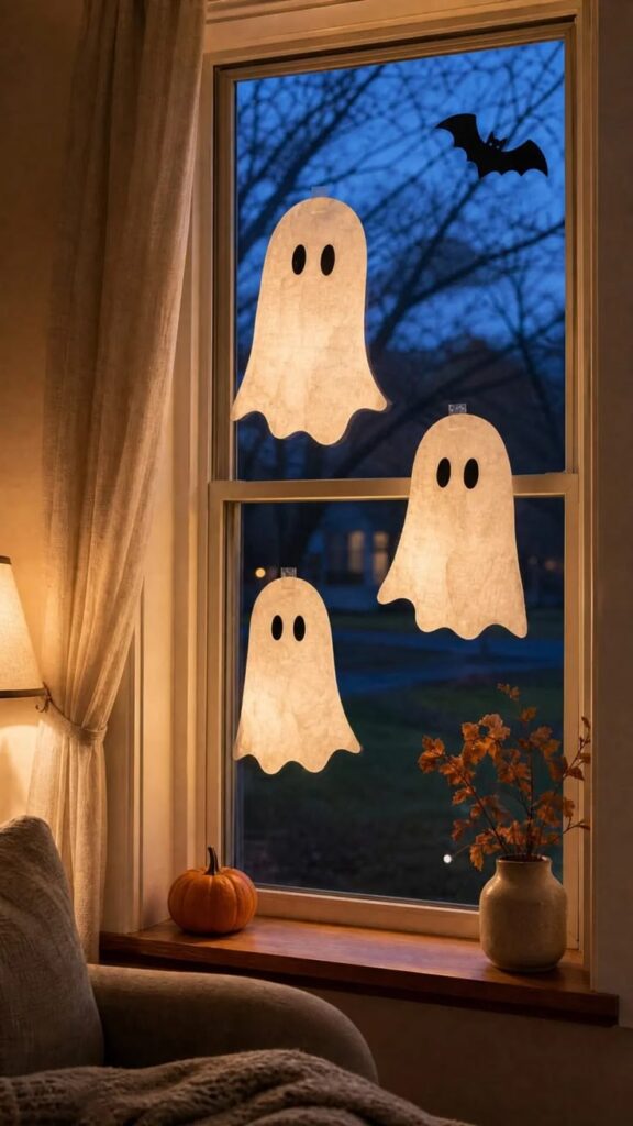 Hang Cute Halloween Ghosts