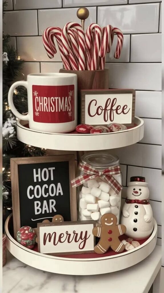 Make a Christmas Hot Cocoa Corner