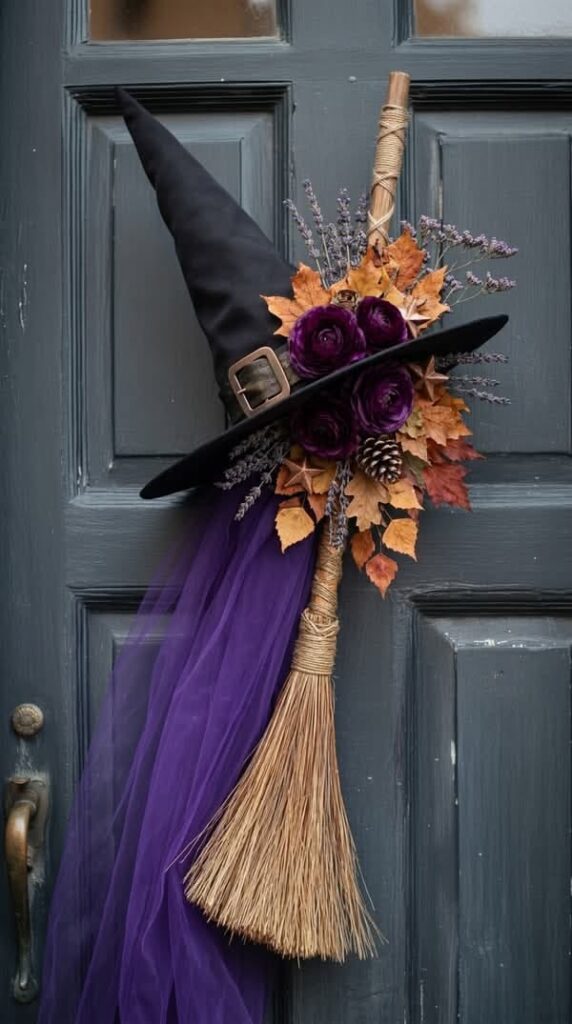 Make a Friendly Witch Hat Display