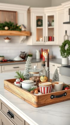 Use a Christmas Serving Tray
