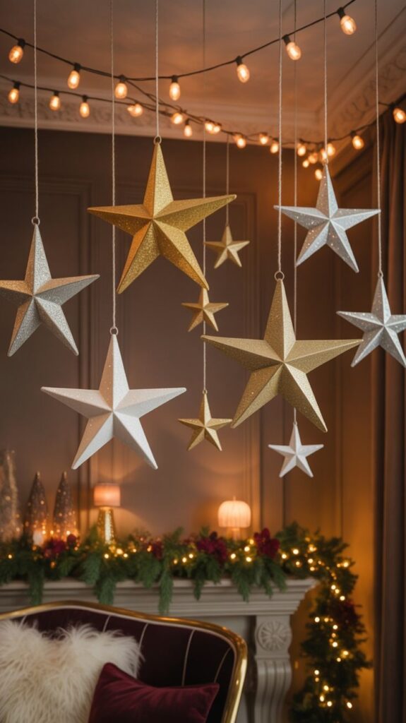 Add Christmas Star Decorations