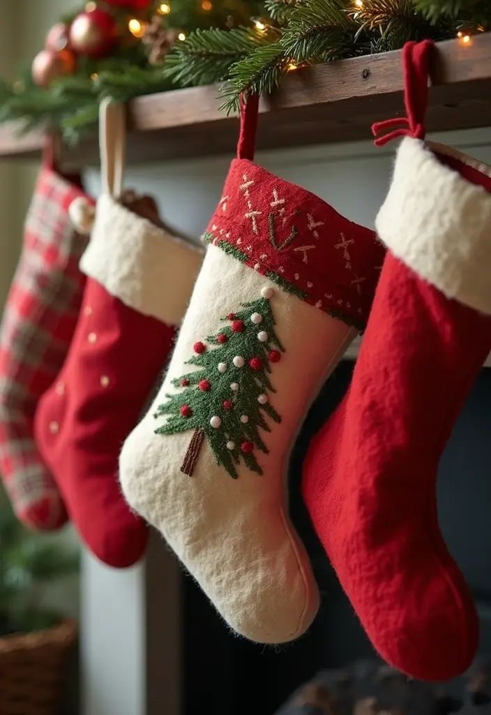Add Miniature Christmas Stockings