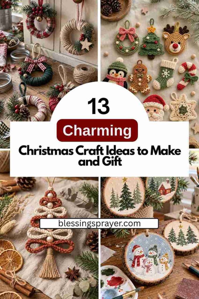 Christmas Craft Ideas to Make and Gift