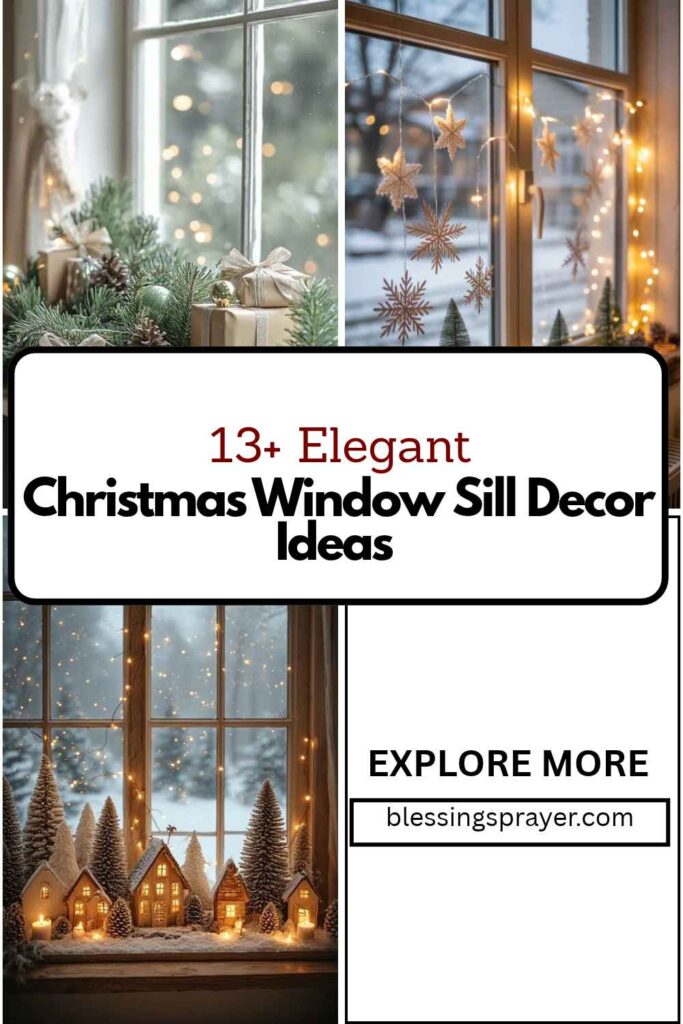 Christmas Window Sill Decor Ideas