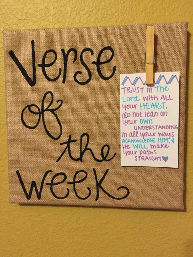 Create a Bible Verse Wall Hanging