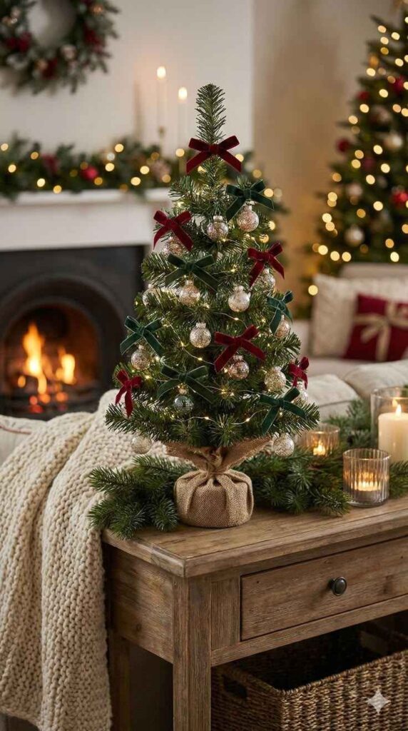 Create a Mini Christmas Tree Display