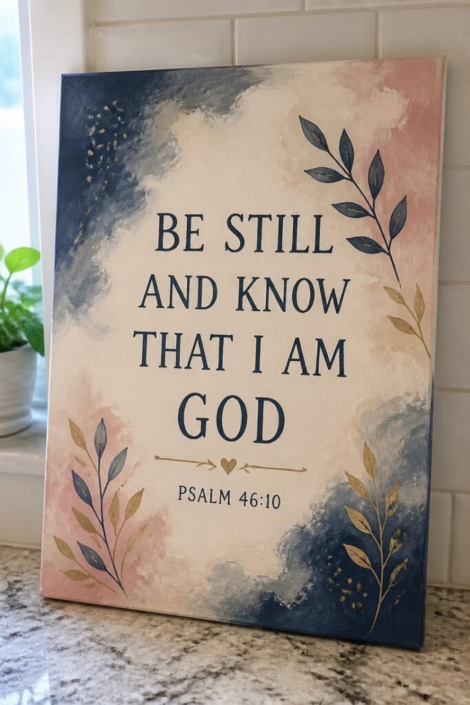 Create a Scripture Verse Painting