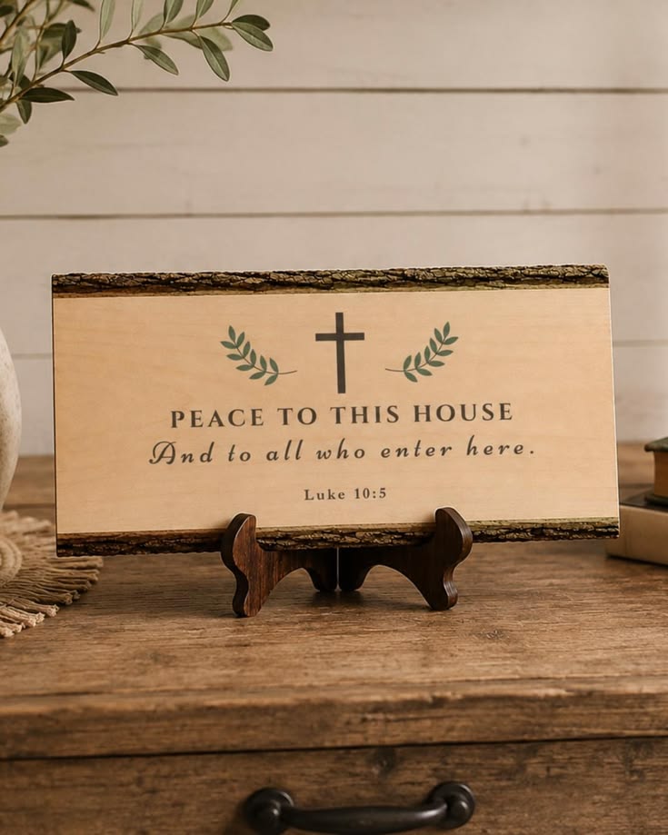 Make a Christian Family Blessing Plaque